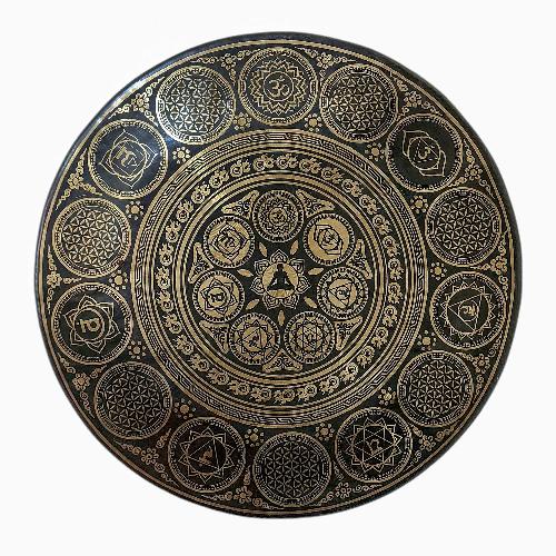 Handmade [gong], Bronze Chau Gong, Tam-tam Gong, Symphonic Gong With [mandala] Etching