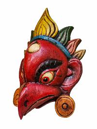 [garuda], Handmade Wooden Mask, Wall Hanging, Painted, Poplar Wood