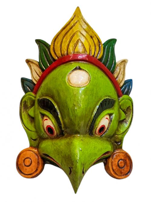 [garuda], Handmade Wooden Mask, Wall Hanging, Painted, Poplar Wood