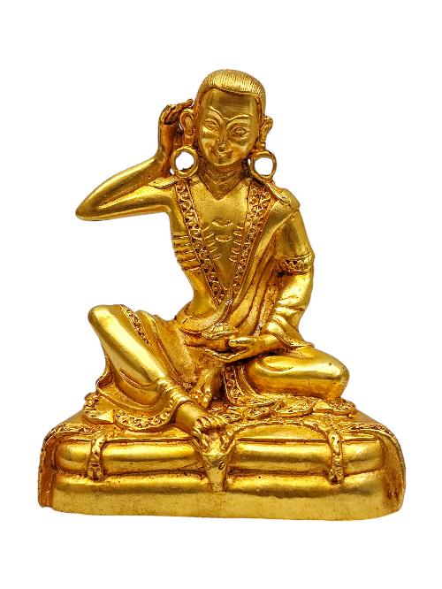 [milarepa], Buddhist Miniature Statue, [gold Plated], [high Quality]