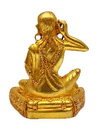 [milarepa], Buddhist Miniature Statue, [gold Plated], [high Quality]