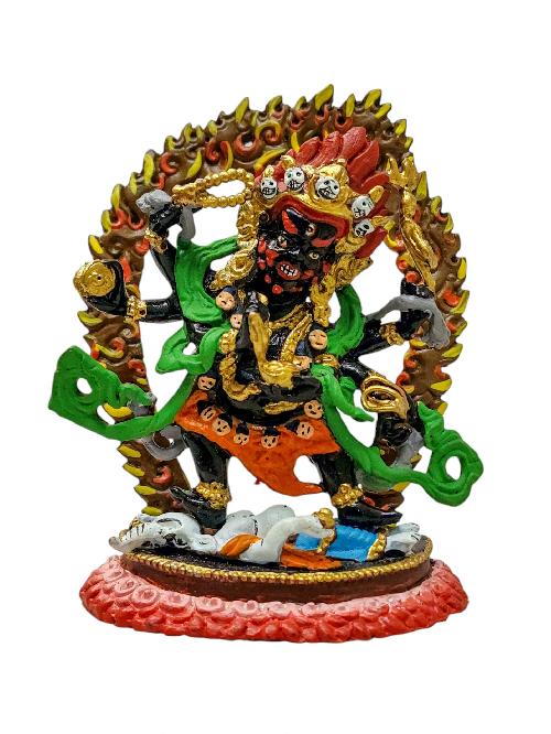 [vajrapani], Buddhist Miniature Statue, [high Quality], [traditional Color Finishing]