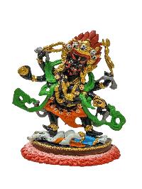 [vajrapani], Buddhist Miniature Statue, [high Quality], [traditional Color Finishing]