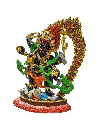 [vajrapani], Buddhist Miniature Statue, [high Quality], [traditional Color Finishing]