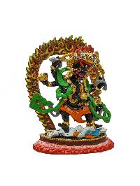 [vajrapani], Buddhist Miniature Statue, [high Quality], [traditional Color Finishing]