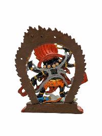 [vajrapani], Buddhist Miniature Statue, [high Quality], [traditional Color Finishing]