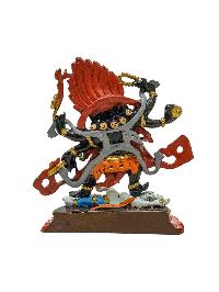 [vajrapani], Buddhist Miniature Statue, [high Quality], [traditional Color Finishing]