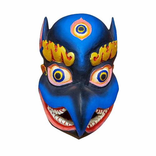 [garuda], Handmade Wooden Mask, Wall Hanging, Painted, Poplar Wood