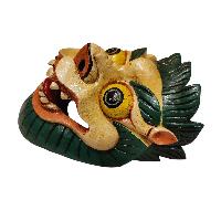 [animal], Handmade Wooden Mask, Wall Hanging, Painted, Poplar Wood
