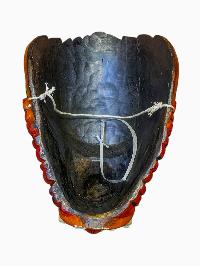 [lion], Handmade Wooden Mask, Wall Hanging, Painted, Poplar Wood, High Quality
