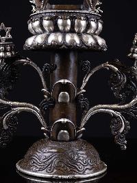 [garuda], Buddhist Handmade Statue, [silver And Chocolate Oxidized], High Quality