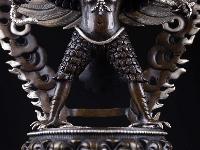 [garuda], Buddhist Handmade Statue, [silver And Chocolate Oxidized], High Quality