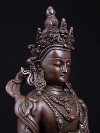 [aparimita], Buddhist Handmade Statue, [chocolate Oxidized], High Quality