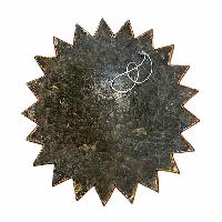 [sun], Handmade Wooden Mask, Wall Hanging, Painted, Poplar Wood, High Quality