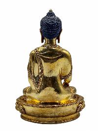 [shakyamuni Buddha], Buddhist Handmade Statue, [full Gold Plated], [face Painted] And [high Quality]
