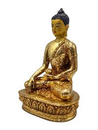 [shakyamuni Buddha], Buddhist Handmade Statue, [full Gold Plated], [face Painted] And [high Quality]