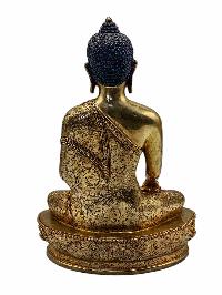 [shakyamuni Buddha], Buddhist Handmade Statue, [full Gold Plated], [face Painted] And [high Quality]