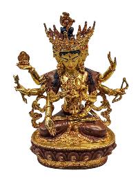 [namgyalma], Buddhist Handmade Statue, [half Gold Plated], [face Painted] And [high Quality]