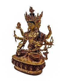 [namgyalma], Buddhist Handmade Statue, [half Gold Plated], [face Painted] And [high Quality]