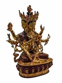 [namgyalma], Buddhist Handmade Statue, [half Gold Plated], [face Painted] And [high Quality]