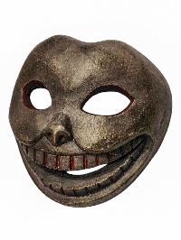 [skull], Handmade Wooden Mask, Wall Hanging, Painted, Poplar Wood, High Quality