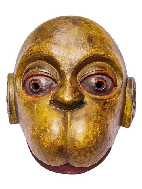 [animal], Handmade Wooden Mask, Wall Hanging, Painted, Poplar Wood, High Quality