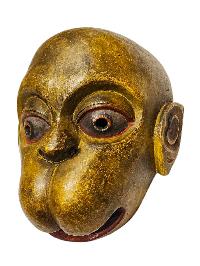 [animal], Handmade Wooden Mask, Wall Hanging, Painted, Poplar Wood, High Quality