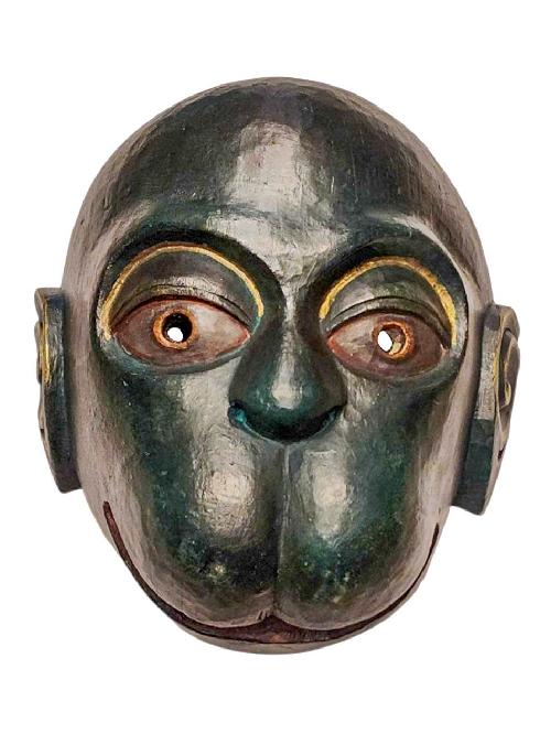 [animal], Handmade Wooden Mask, Wall Hanging, Painted, Poplar Wood, High Quality