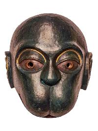 [animal], Handmade Wooden Mask, Wall Hanging, Painted, Poplar Wood, High Quality