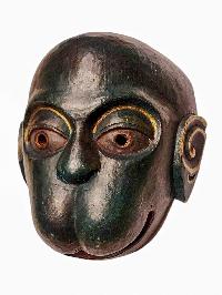[animal], Handmade Wooden Mask, Wall Hanging, Painted, Poplar Wood, High Quality