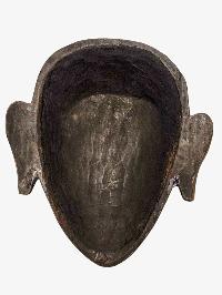 [wooden Mask], Handmade Wooden Mask, Wall Hanging, Painted, Poplar Wood, High Quality