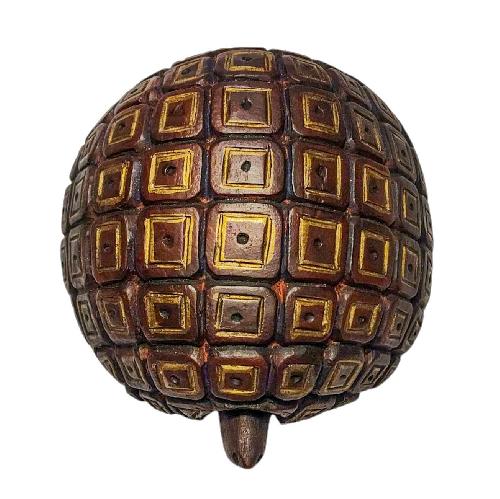 [tortoise], Handmade Wooden Mask, Wall Hanging, Painted, Poplar Wood, High Quality