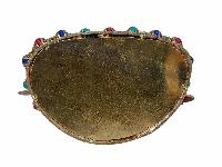 [vajrasattva], Buddhist Handmade Statue, [full Gold Plated], [face Painted], [stone Setting] And [high Quality]