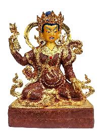 [dorje Drolo Set], Buddhist Handmade Statue, [full Gold Plated], [face Painted] And [high Quality]