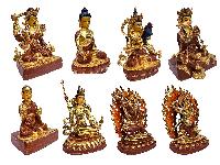 [dorje Drolo Set], Buddhist Handmade Statue, [full Gold Plated], [face Painted] And [high Quality]