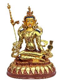 [dorje Drolo Set], Buddhist Handmade Statue, [full Gold Plated], [face Painted] And [high Quality]