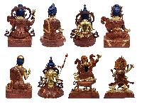 [dorje Drolo Set], Buddhist Handmade Statue, [full Gold Plated], [face Painted] And [high Quality]