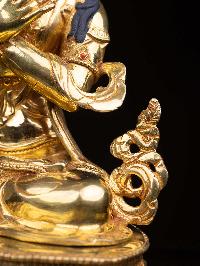 [vajradhara], Buddhist Handmade Statue, [full Gold Plated], [face Painted] And [high Quality]