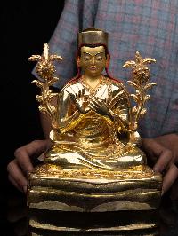 [sakya Pandita Kunga Gyaltsen], Buddhist Handmade Statue, [full Gold Plated], [face Painted] And [high Quality]