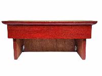 Tibetan Ritual Foldable Table, Traditional Color Painted