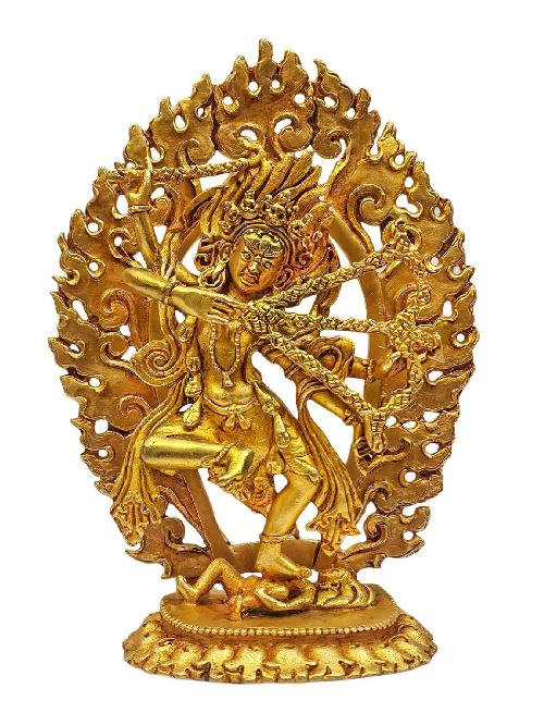 [kurukulla], Buddhist Statue And [gold Plated]