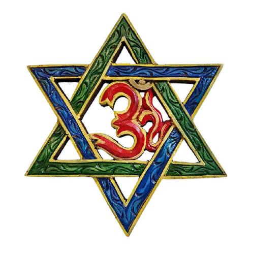 Wooden Om -painted, Haldu Wood