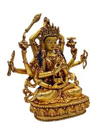 [namasangiti], Buddhist Handmade Statue, [gold Plated], [face Painted] And [high Quality]