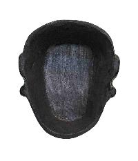[hanuman], Handmade Wooden Mask, Wall Hanging, [white Color], Poplar Wood